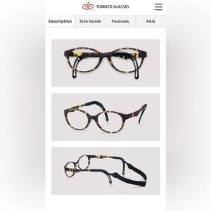 Tomato Glasses Non Slip Frame
